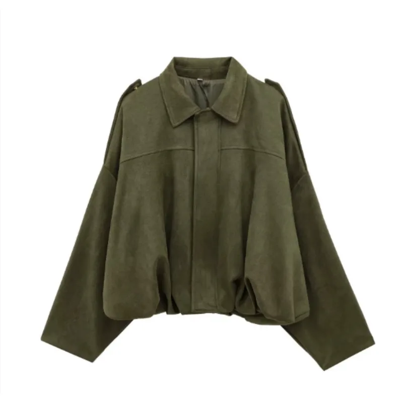 

Spring Women's Casual Style Short Jacket Coat Zipper Long Sleeve Jackets for Women Elegant New Outerwears
