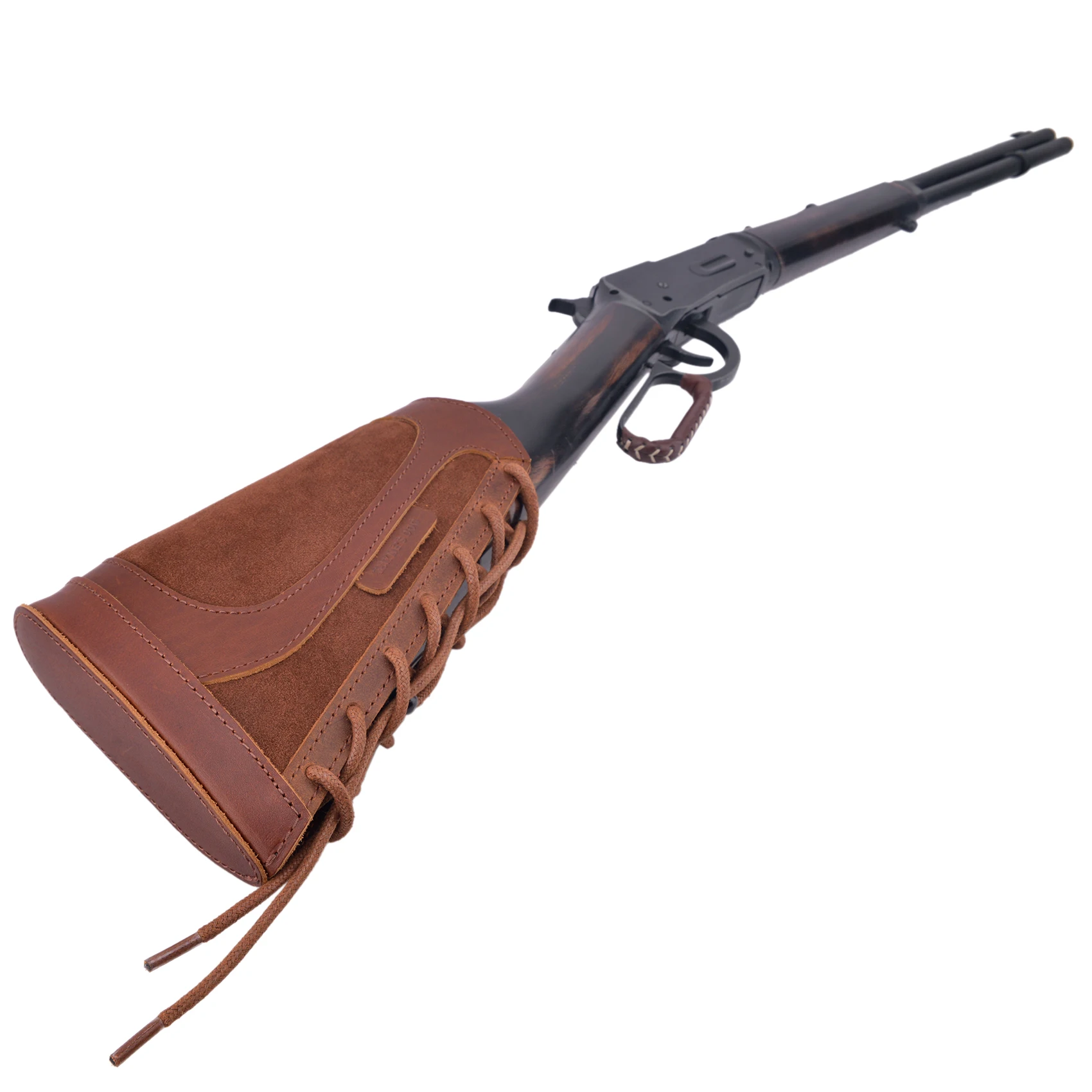 Leather Recoil Pad Rifle Shotgun Buttstock Cheek Rest Stock Left & Right Handed