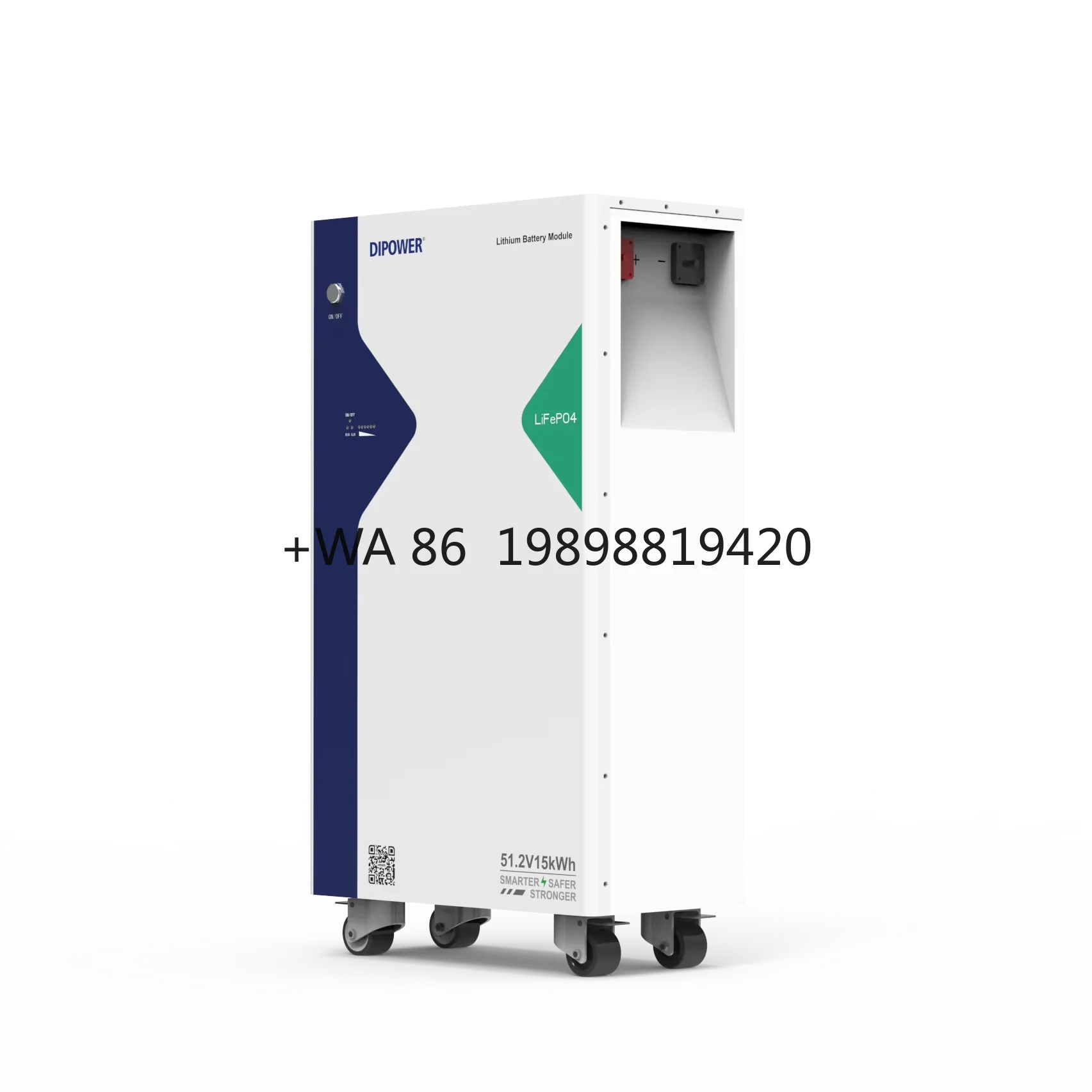 High-Capacity 51.2V 300Ah Lithium Ion Rolling Home Energy Storage Battery MPPT Controller for Monocrystalline Silicon Solar