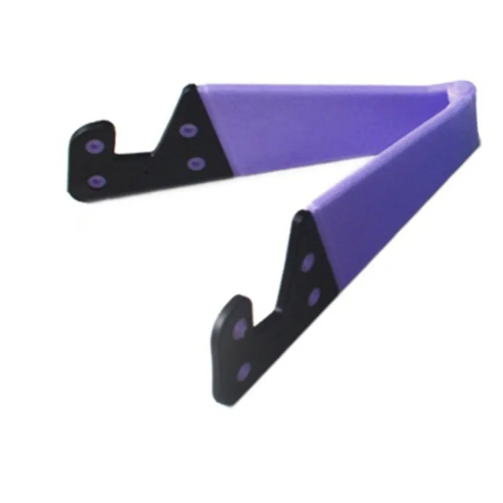 Universal Desktop Stand Colorful Portable Foldable V model Mobile Phone Mount Holder Stand Cradle For Cell Phone Portable