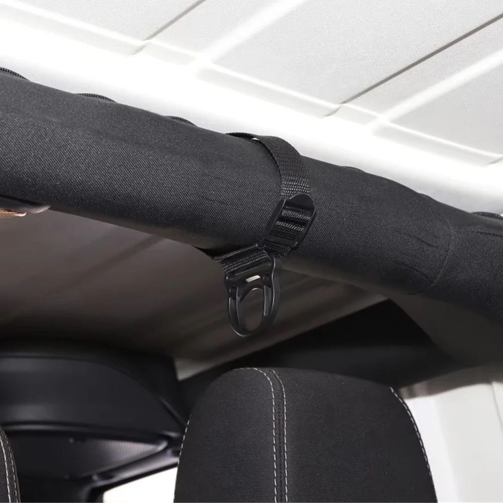 Roll Bar Coat Hanger Hook Kit for Jeep Wrangler Unlimited CJ YJ LJ TJ JK JKU JL JLU 4XE Gladiator JT Clothes Rack Accessories