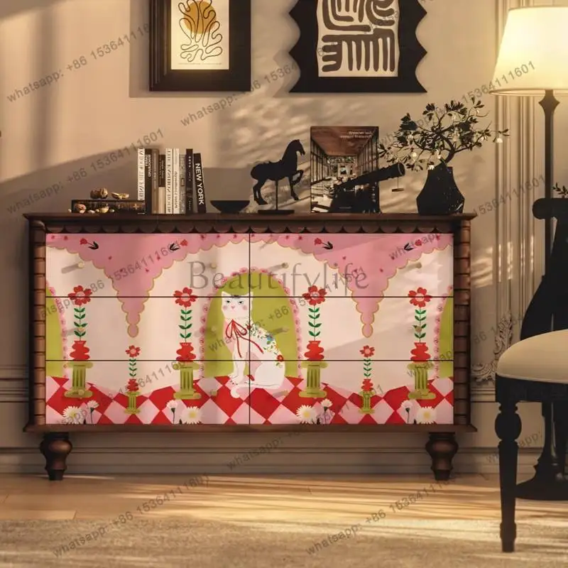 Pink White Living R…