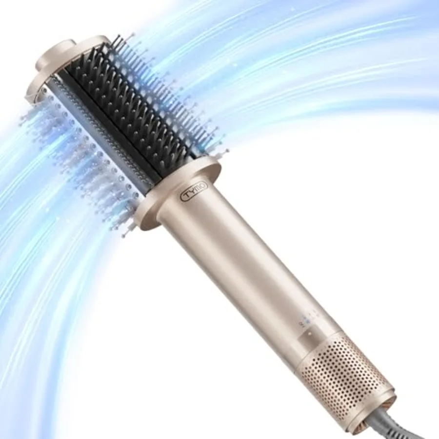 

4.0 Hair Blow Dryer Brush - Lightweight 3X Faster Drying 5-in-1 Ionic Blowout Hair Dryer Brush Adds Shine Volume and Fullness f