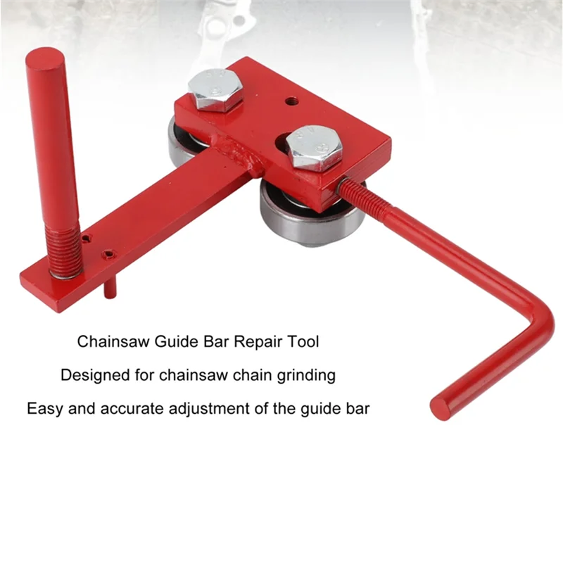 

ABWZ-Chain Saw Guide Bar Tightening Repair Tool Chainsaw Guide Bar Straightener For Chain Grinding