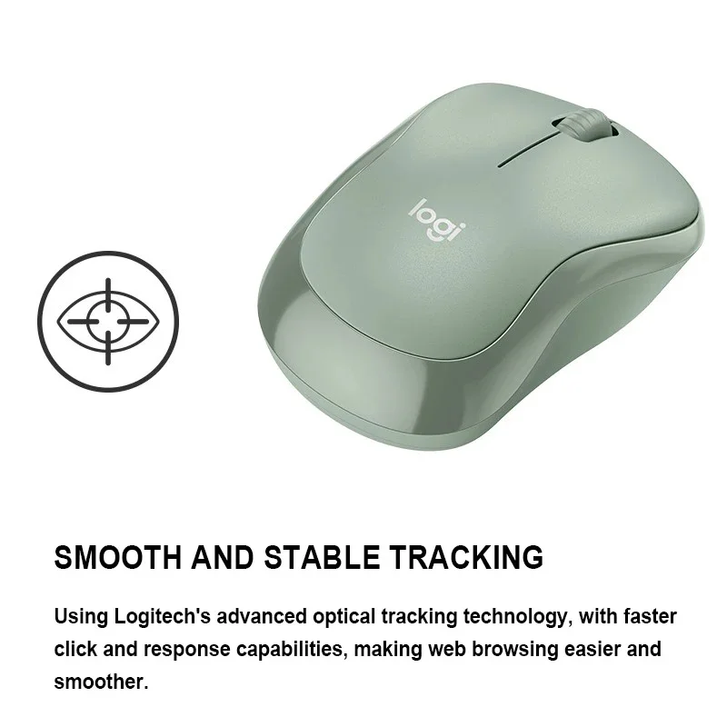 Logitech M221 2.4GHz Wireless Mouse Silent Mouse with 2.4GHz Optical Ergonomic Home Office Mouse for Mac OS/Windows