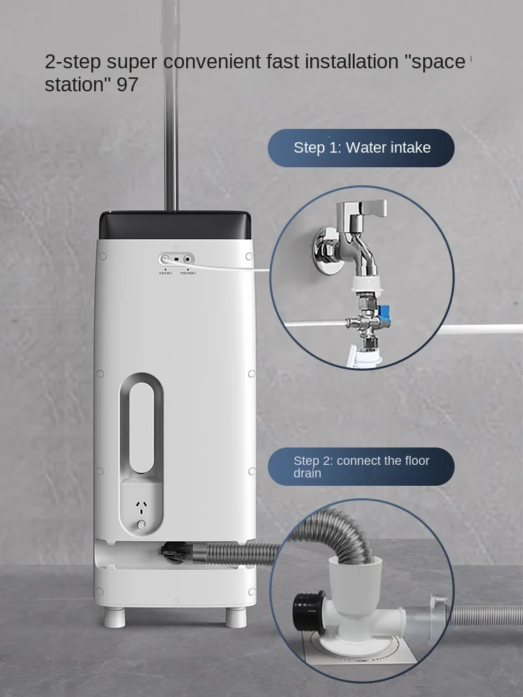 TINECO-Máquina De Lavar Roupa De Piso, Eletrodomésticos, Lavagem De Esfregão De Sucção, Uma máquina automática de lavar água