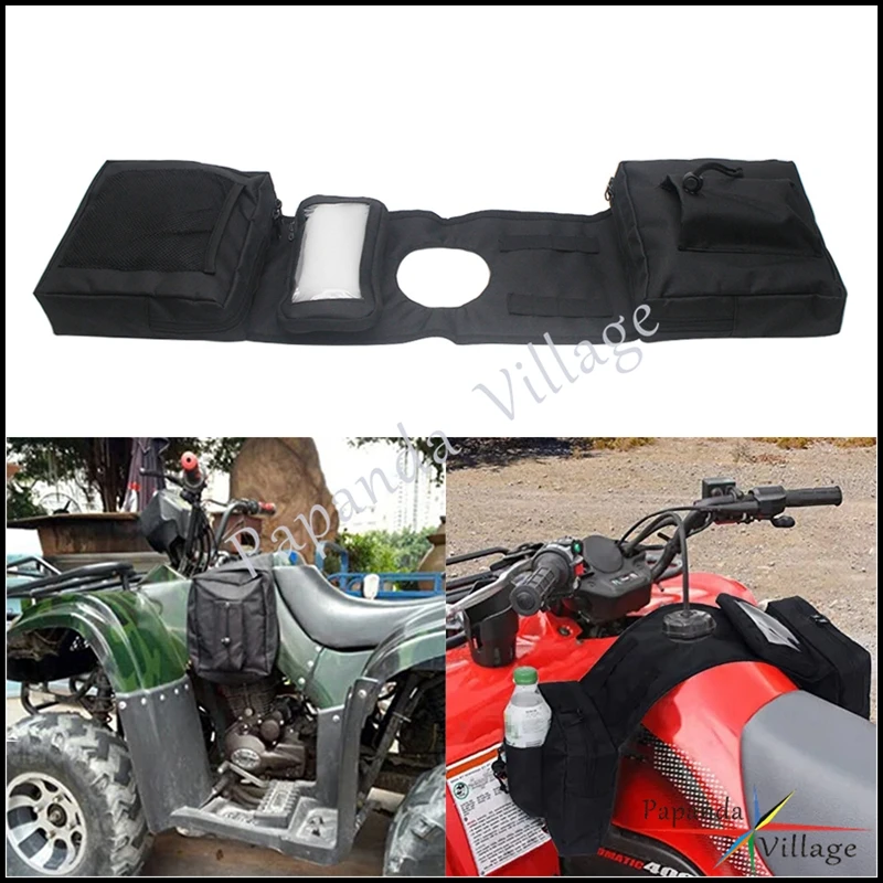 

Universal ATV Snowmobile Motorcycle Fueltank Bag Storage Saddlebag Waterproof 600D Oxford Fabric Tank Top Saddle Bag Accessories