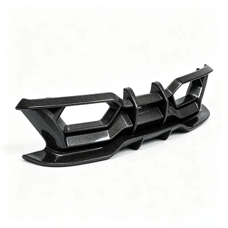 New High Quality Carbon Fiber Rear Diffuser with Exhaust for M2 G87 2023+ Bumper Lip Splitter Spoiler Car Bodykit 2