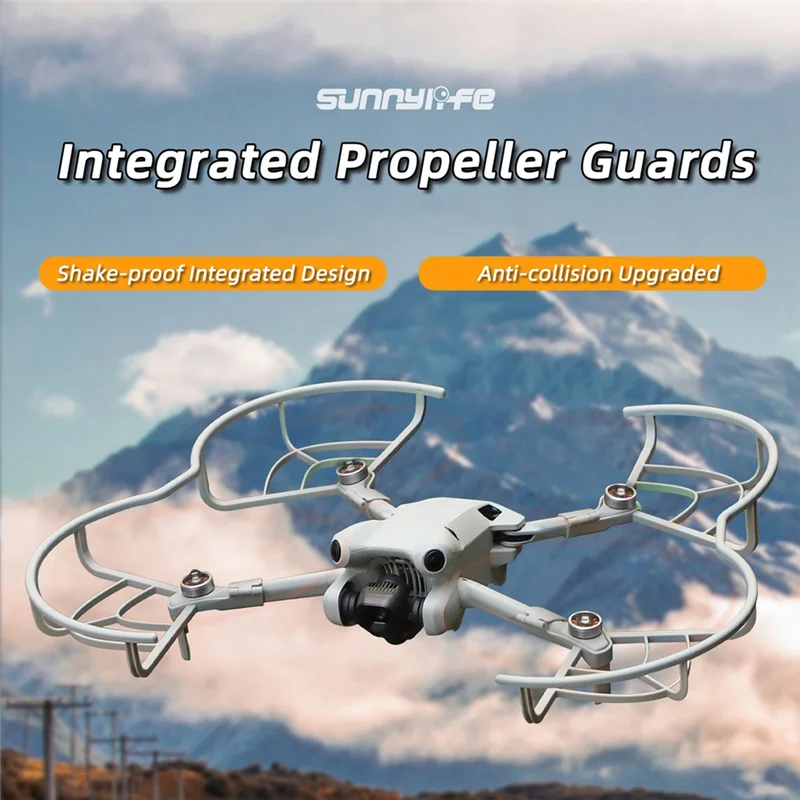 

Precisionn For Mini 4 Pro Anti-Collision Ring Propeller Blade Protection Ring Quick-Release Anti-Shake Propeller Cover Accessori