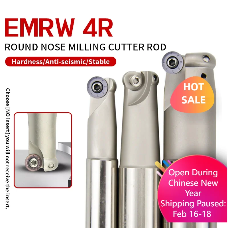 

EMRW4R круглая фреза C12-C20 1T/2T ударопрочный держатель инструмента держатель расточной оправки для режущего инструмента RPMT/RPGT08