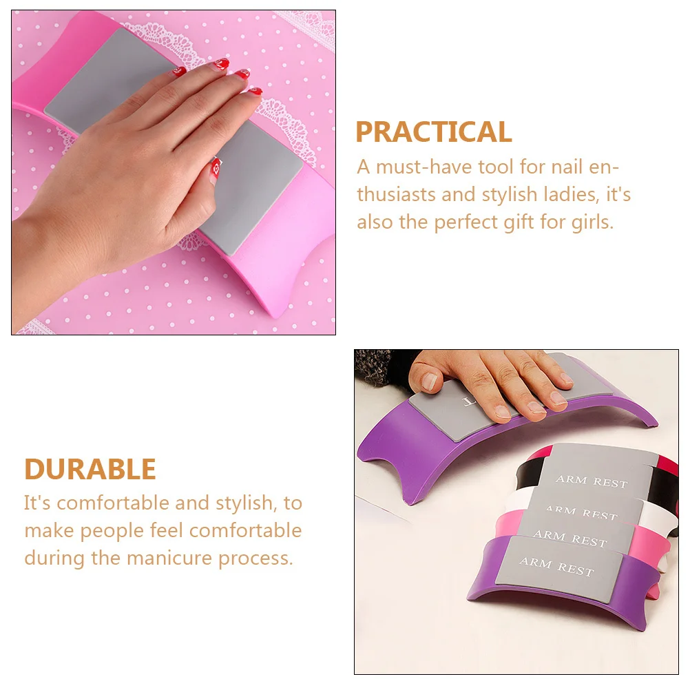 

2Pcs Silicone Hand Pillow for Nails Hand Rest Arm Support for Acrylic Manicure Pedicure Techs Beginners Stylish Ladies Gift Idea
