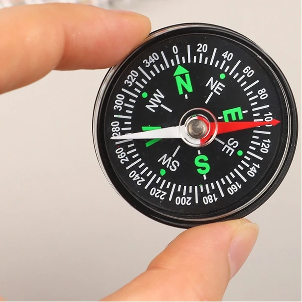 Portable Navigation Climbing Riding Children Gift Outdoor Survival Gear 35/40MM Handheld Compass ABS Camping Pocket Compass