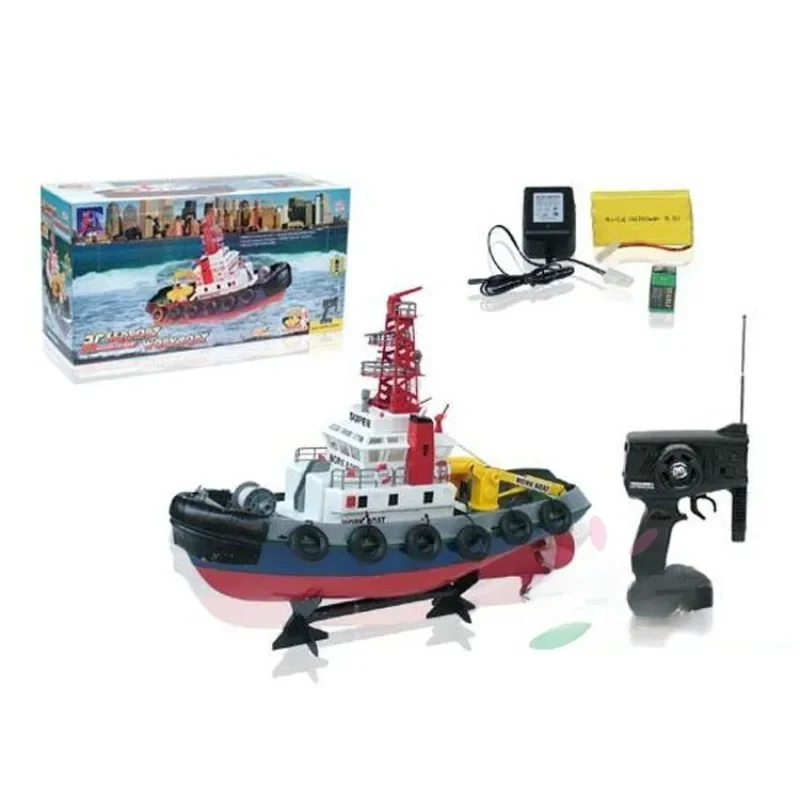 

American sprinkler fire boat remote control boat remote control speedboat remote control toy boat work boat 2.4G version
