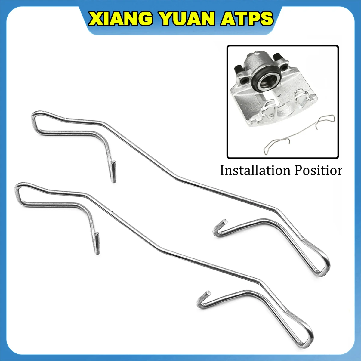 

1/2/5x 1K0615269 Front Wheel Cylinder Brake Pad Circlip Spring Fits for VW Passat CC Tiguan Audi Q3 For Skoda Octavia Superb
