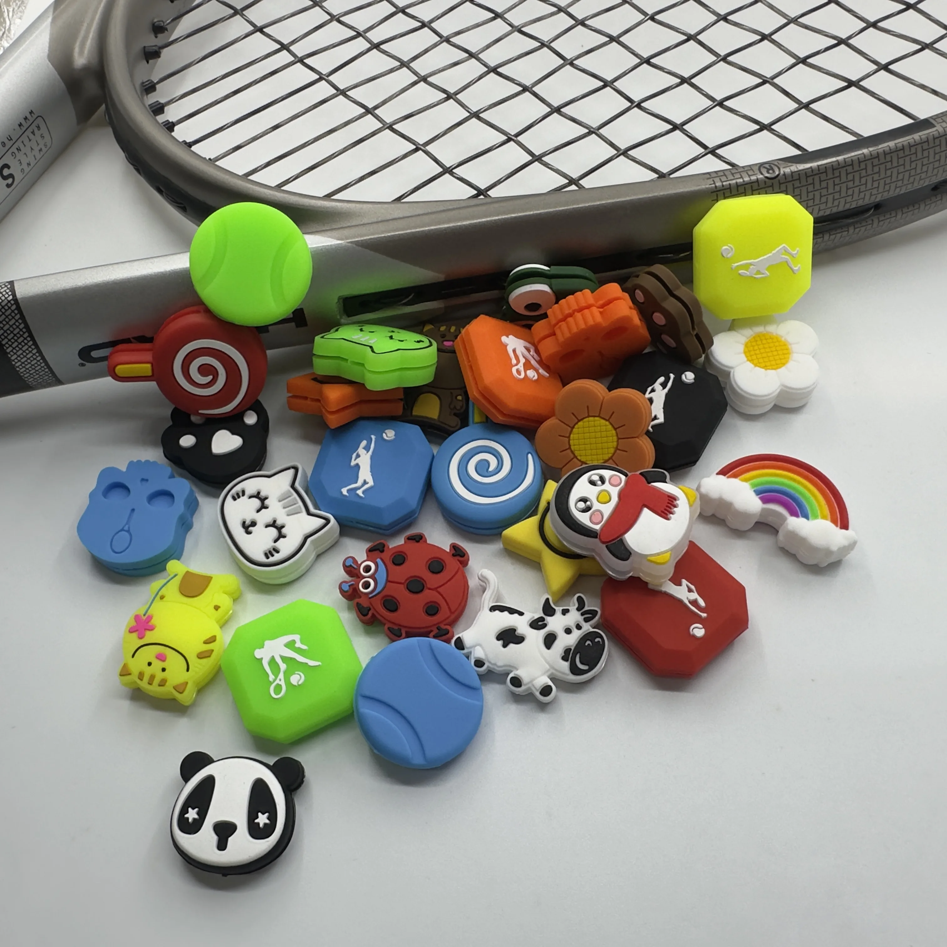 

100pcs/lot Mixed styles vibration dampeners/tennis racket/tennis racquet