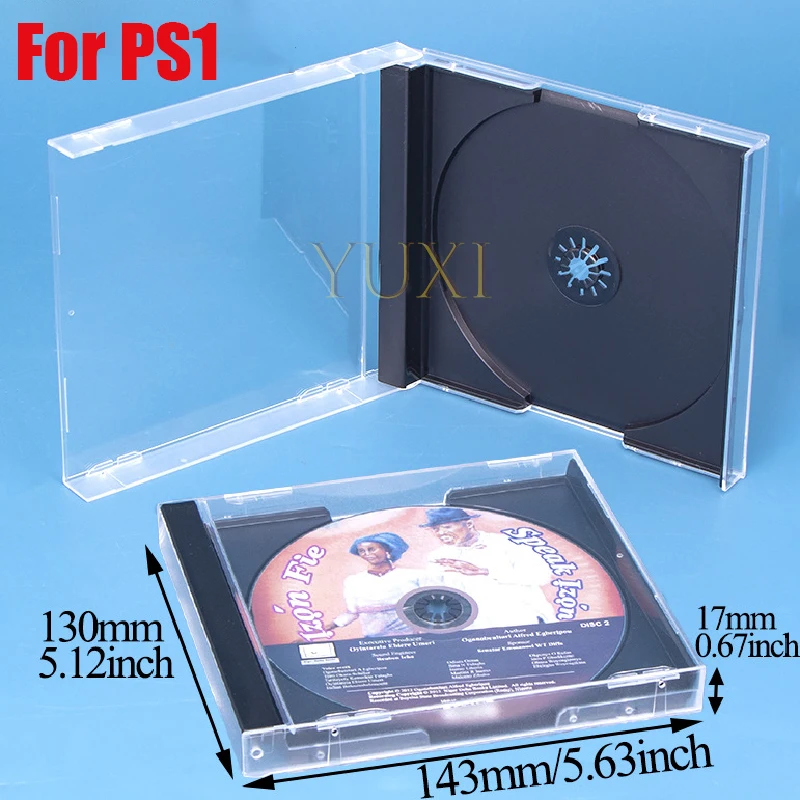 YuXi CD DVD Storage Box for PS3 PS1 Wii Xbox