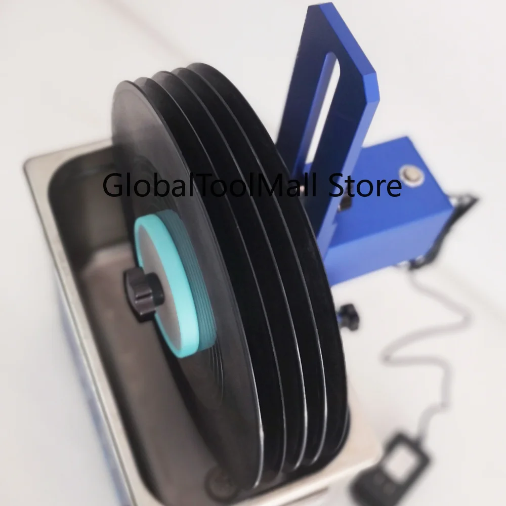 Vinyl Record Ultrasonic Cleaning Machine 180W 40Khz High Efficiency Motor Bracket Deep Cleaning Tool Lp Record Album