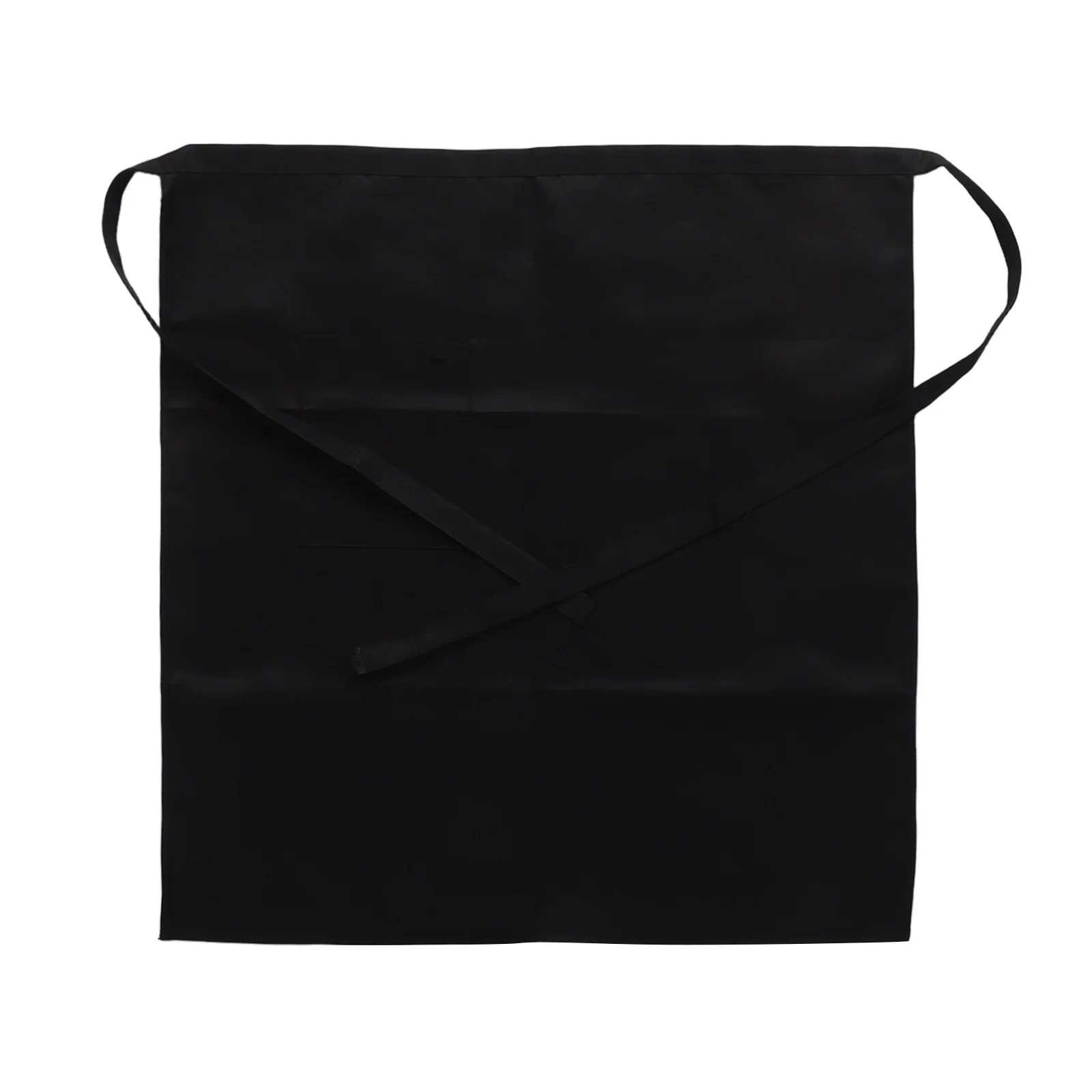 

Black Unisex Bistro Apron Polyester Kitchen Cooking Grilling Bbq Butcher Dishwashing Server Waitress Chef Half Body