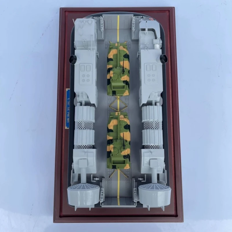 41cm Air Cushion Landing Craft Model Alloy Finished Ship Model Collection Boat Gift Home Decoration with Dust Cover