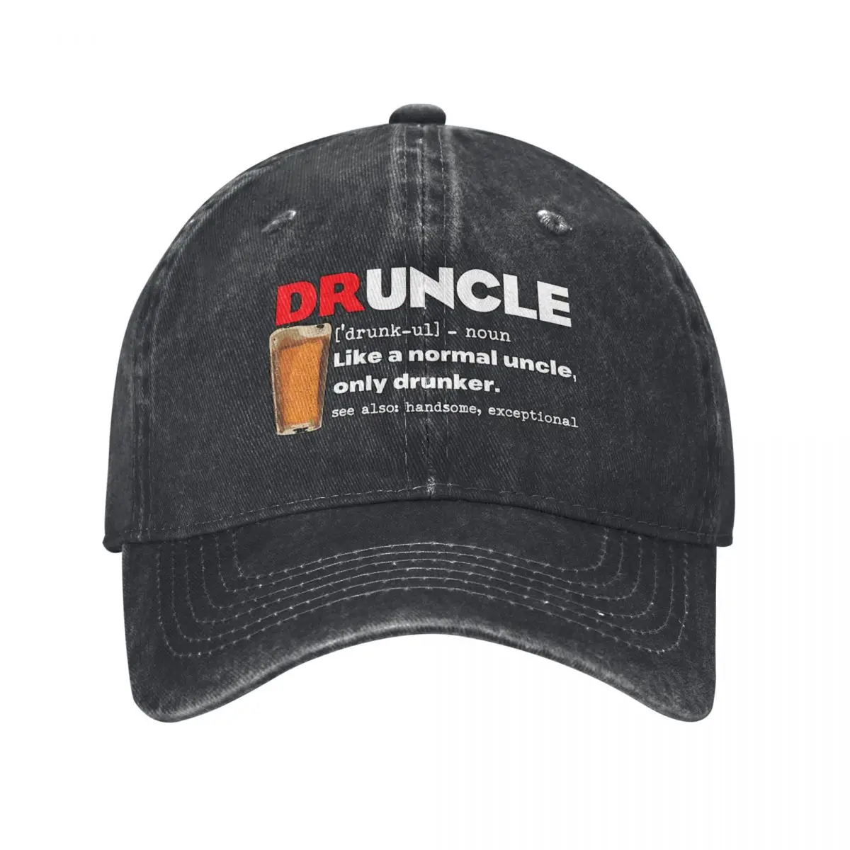 

DRUNCLE Baseball Cap Fishing cap custom caps Beach Bag Hat Man Luxury Men's Women's