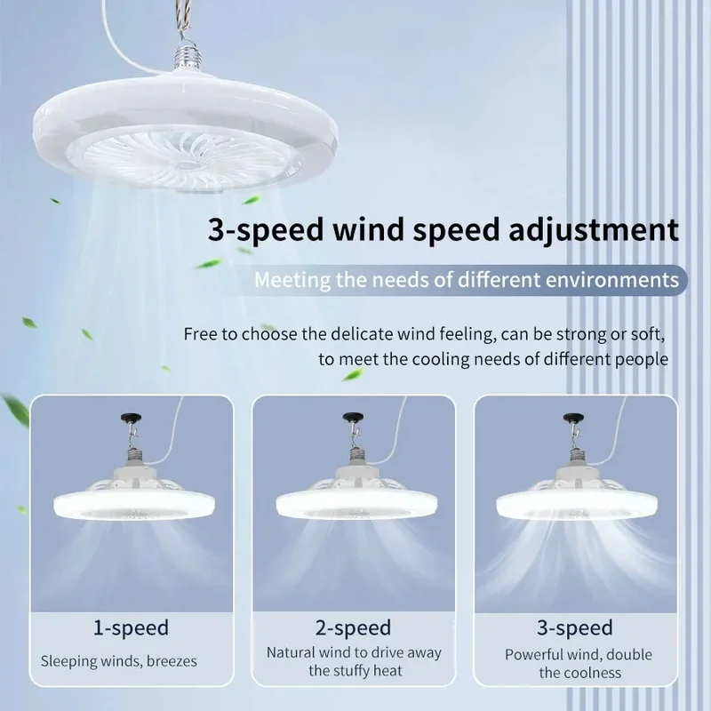 Portable Rechargeable Mini Ceiling Fan with Light for Camping and Outdoor Use, Ideal for Dormitories and Tents, Offers