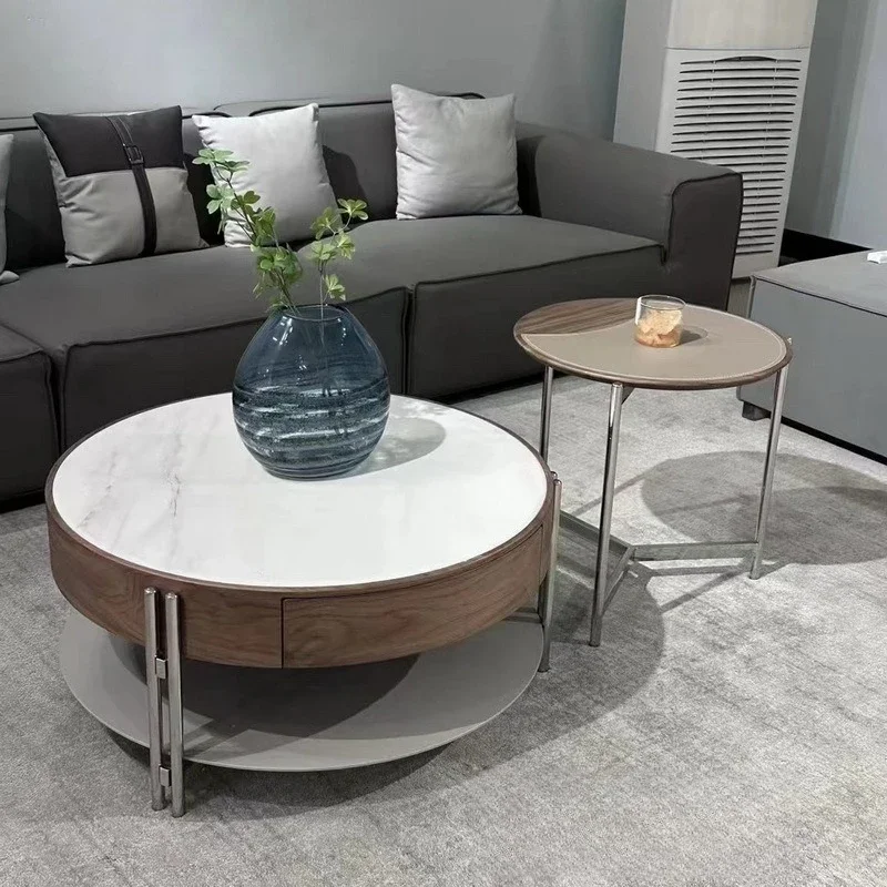 أزياء، بساطة، رذاذ ملون فائق الصغر، ستانلس ستيل، خشب متين، طلاء، طاولة قهوة