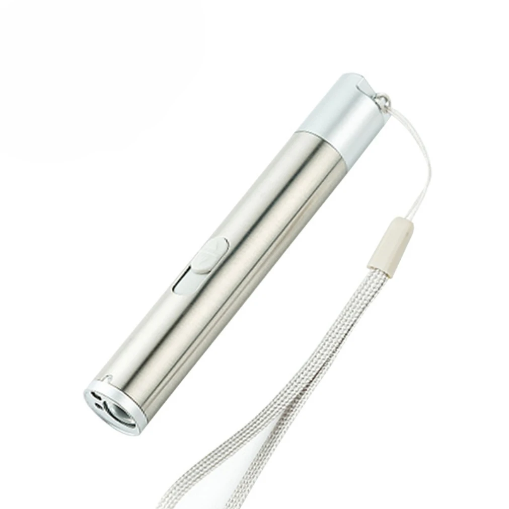 

Pointer USB Charging Rechargeable 3-in-1 Flashlight Infrared Multifunction UV Teaching Lighting Gifts Pet Training Camping Tool