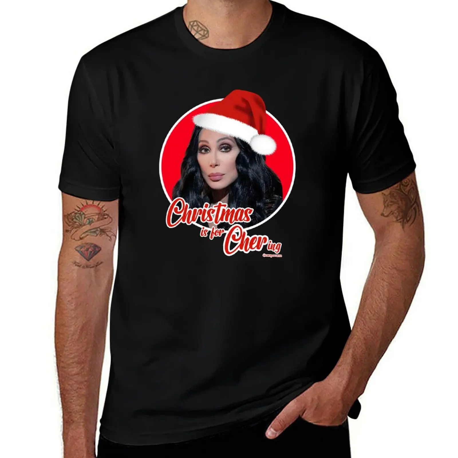 

Christmas Cher T-Shirt customs design your own oversized Men's t shirts