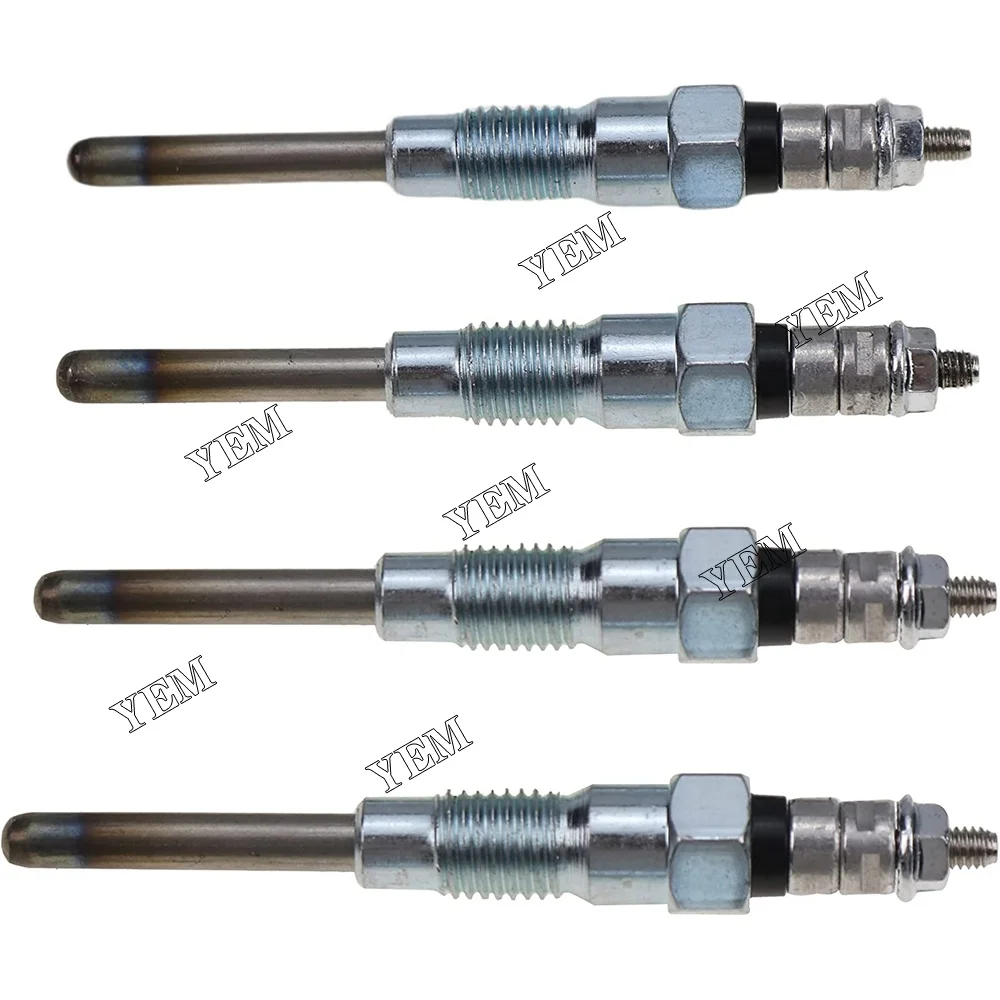 Durable 4Pcs Glow Plugs For Bobcat 751 753 763 773 7753 S160 S175 S185 B330 BL370 BL470