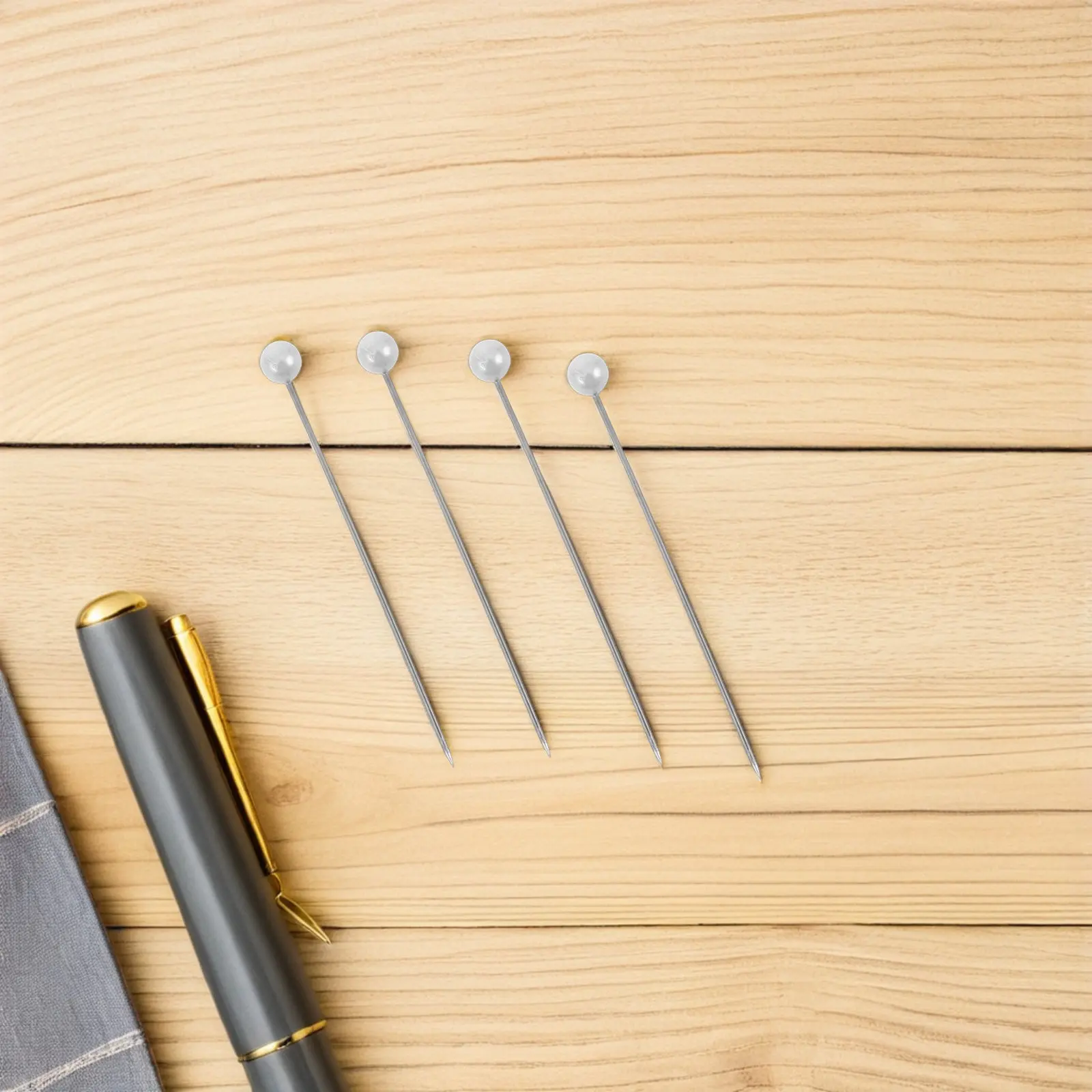 400Pcs Small Round Head Map Tacks Silver Plastic Head Stainless Point Push Pins for Office School Home DIY Craft Fabric Marking