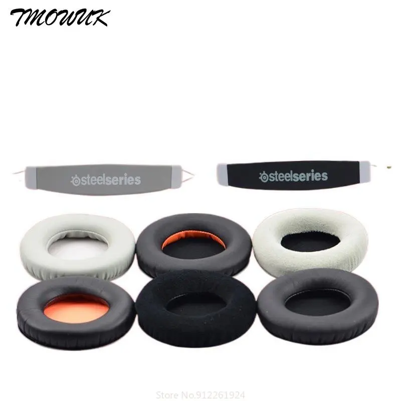 Replacement Earpads for Steelseries v1 v2 v3 Headset Headphones Leather Sleeve Earphone Earmuff