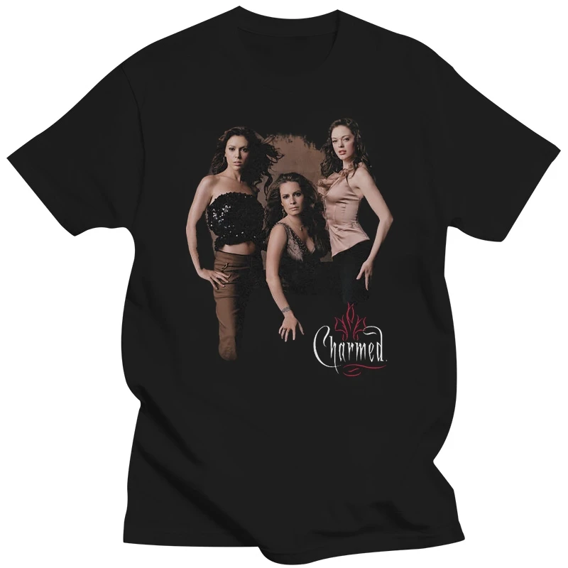 Charmed Tv Show Three Hot Witches Licensed Women'S T-Shirt All Sizes Birthday Gift Tee Shirt