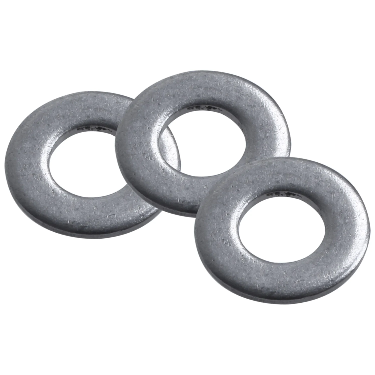 304 aço inoxidável Flat Washer, M3, 3mm, 100PCs