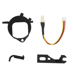 Console Fan 3D Print Mount Kit Replacement Mini Brushless Cooling Fan Bracket for SEGA Dreamcast DC Mini Fan 3D Print Mount Kit