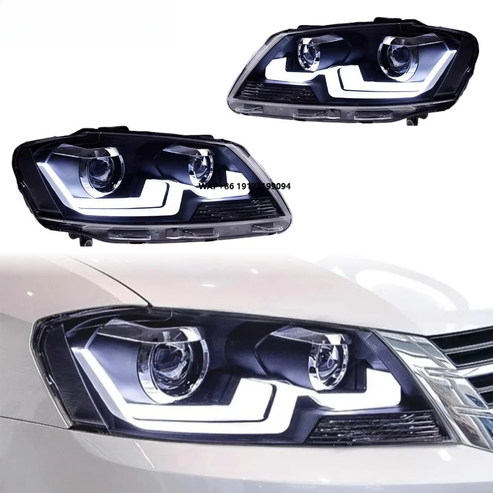 

Фары Lavida 2012-2014: Обновленные светодиодные линзы, передние фонари, автомобильные аксессуары, хит продаж, Plug and Play, DRL