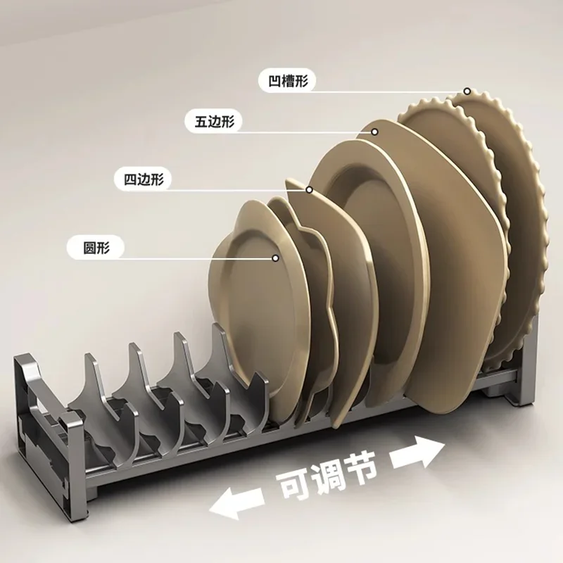 drawer storage partition cabinet built-in grid bowl rack for knives, forks, chopsticks, spoons, tableware storage box