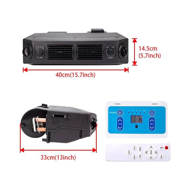 Compresseur de climatisation électrique automobile universel, climatiseur classique, 12V, 24V, voiture, camionnette, rue, le plus récent, chaud