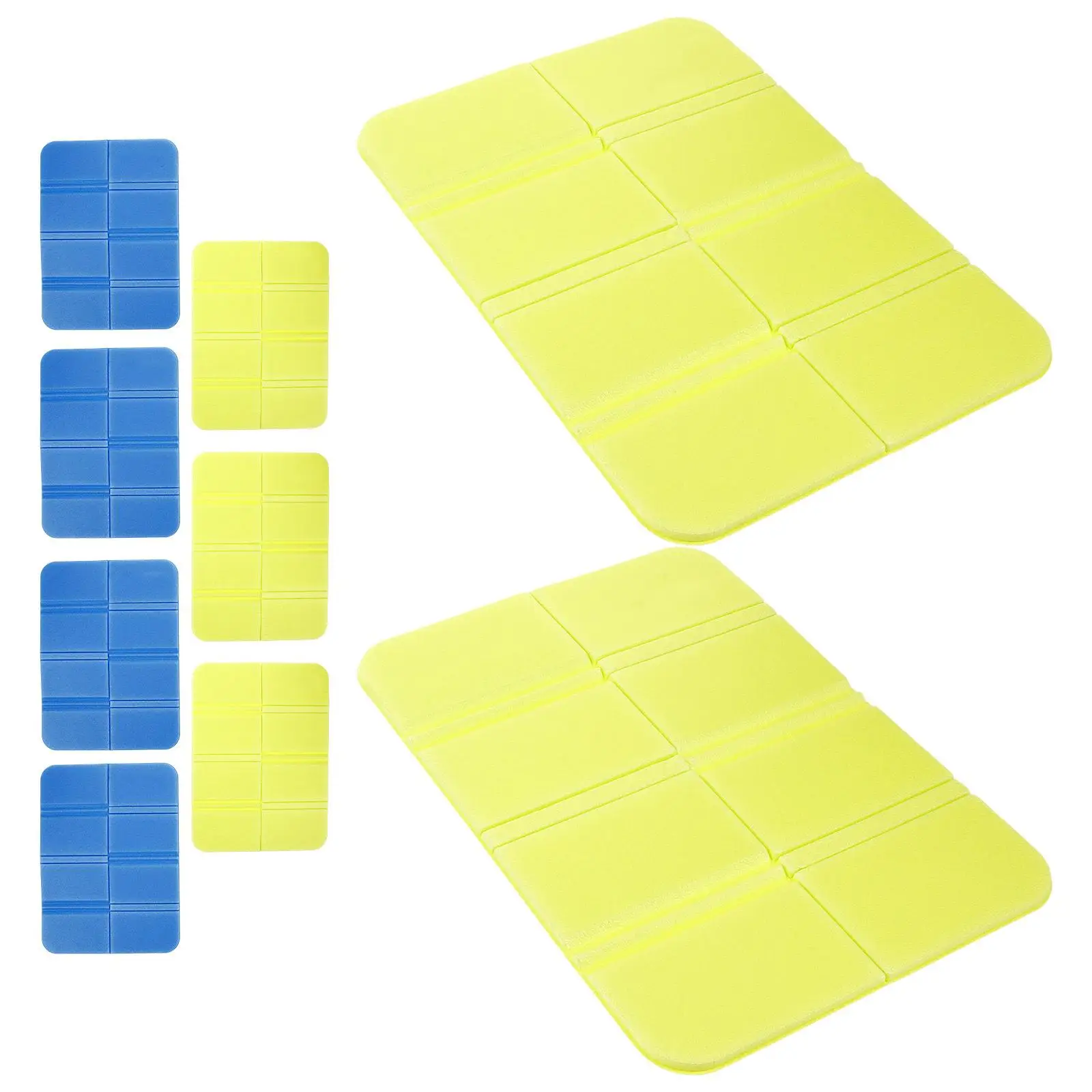 

8 Pcs Outdoor Cushions Durable Foldable Picnic Mat Lightweight Portable Camping Hiking Supplies Beach Fun Concerts XPE