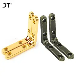 2Pcs 90 Degree Hinges For Wooden Box Jewellery Case Cabinet Furniture Hardware 30*30*6mm straight-shaped zinc alloy hinge