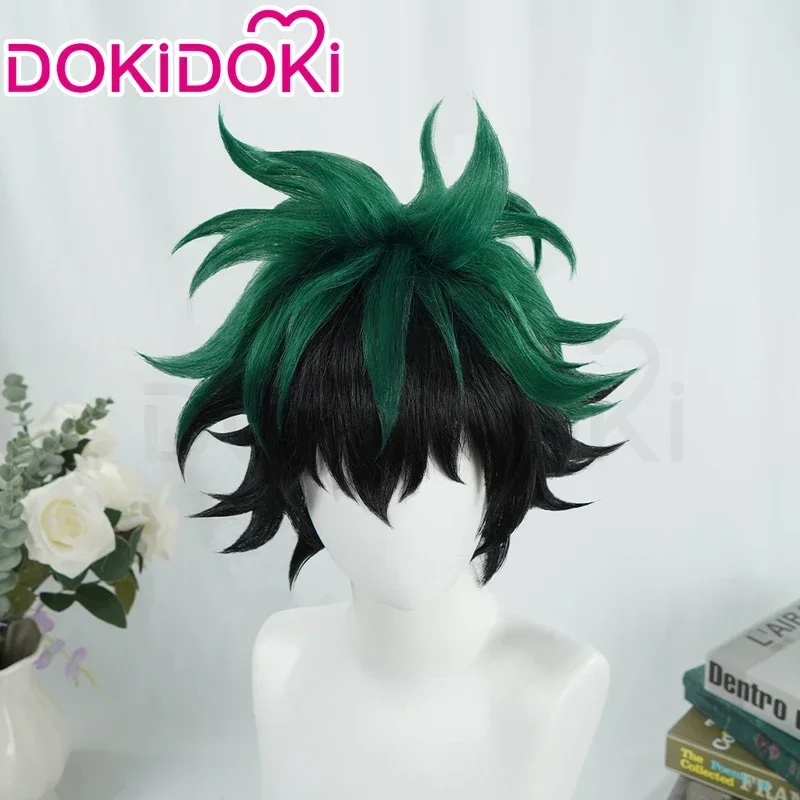Midoriyaa Izukuu Cosplay Wig Anime DOKIDOKI Dekuu Heat Resistant Hair Free Cap MN3