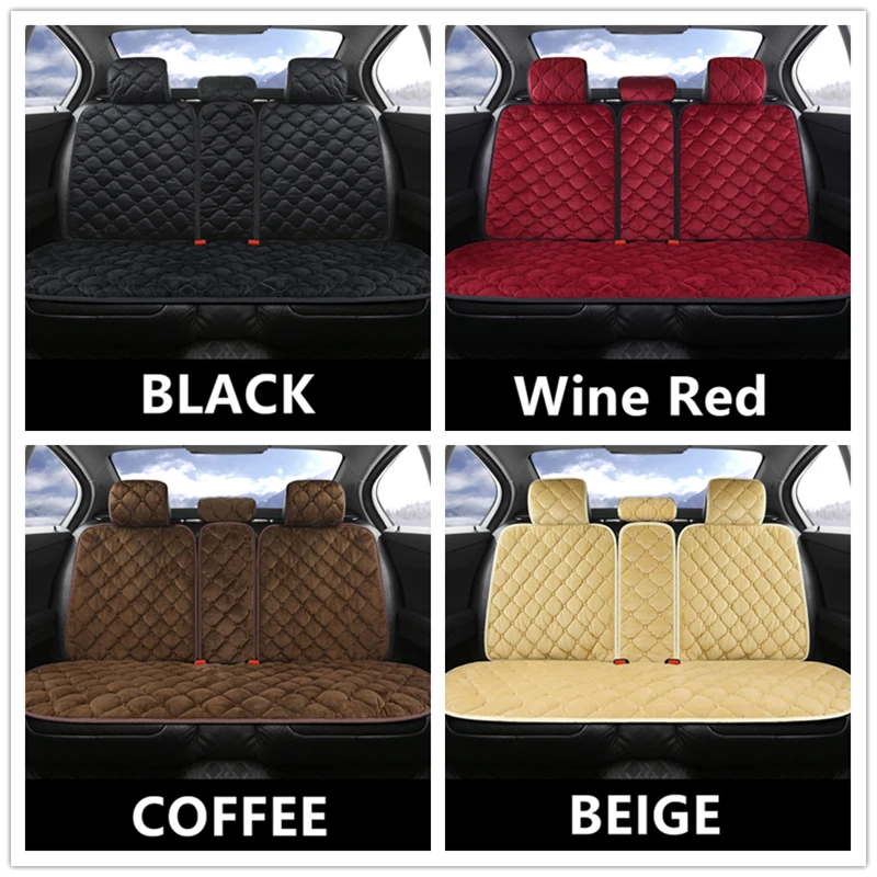 أغطية مقاعد خلفية عالمية للسيارة ، حامية ، حصيرة وسادة لمرسيدس بنز B C E Class GLA GLK GLK GLB CLS CLS EQE EQC EQS GLS G #6