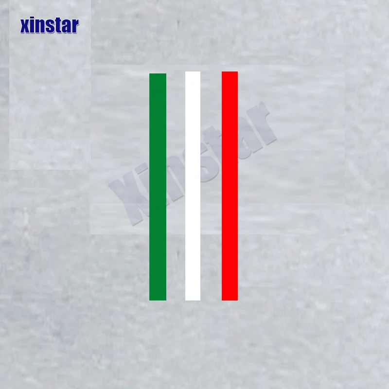 Car Italian Flag Front Grille Stickers Decals For Alfa Romeo Giulia Quadrifoglio Auto Accessories