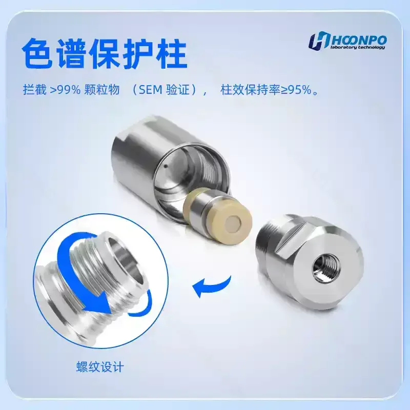 C18 Stainless Steel HPLC Guard Pre-column Liquid Chromatography Guard Column To Protect Analytical Chromatography Column