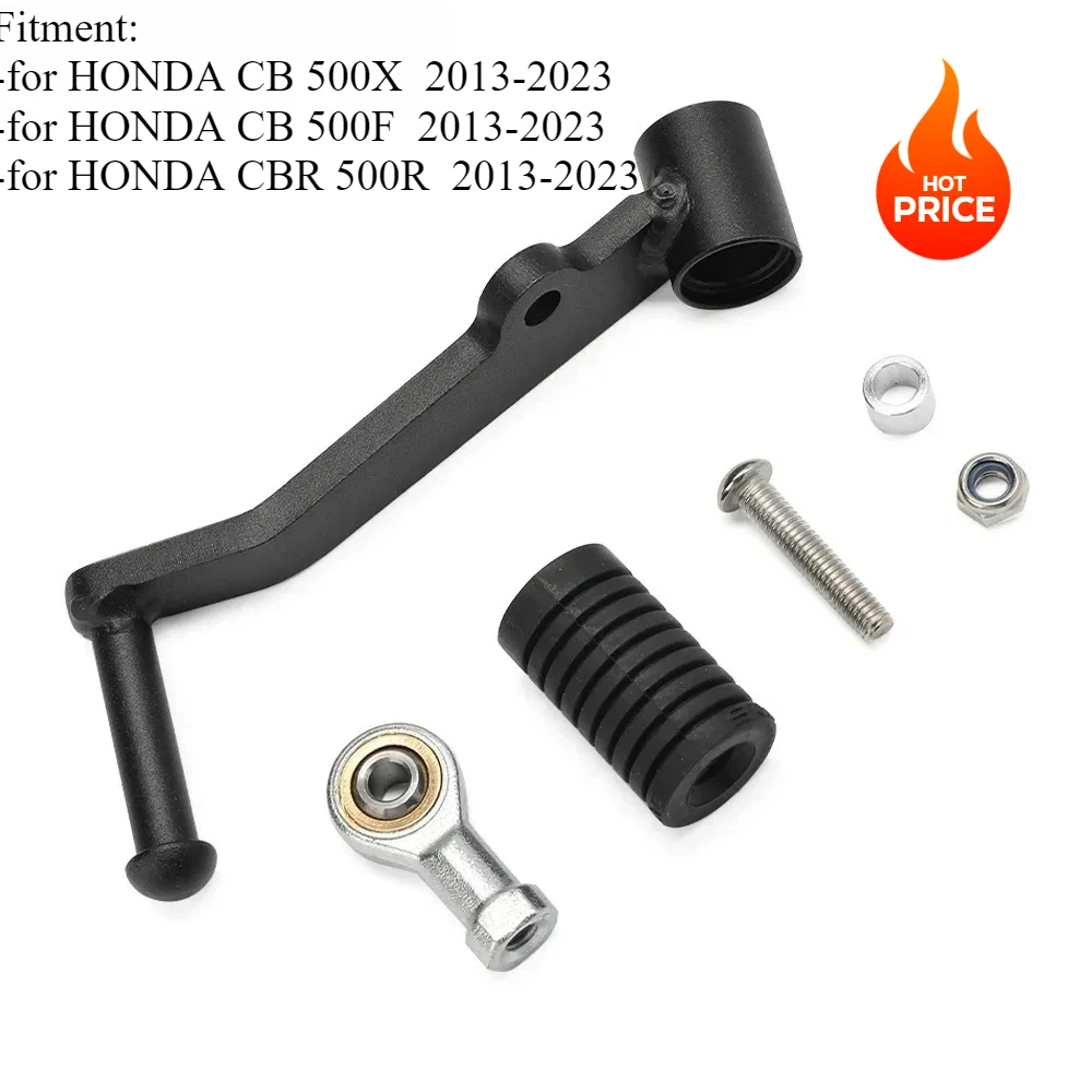 

Left Gear Shift Lever For HONDA CB500X CBR500R CB500F 2013-2023 Shifter Pedal Toe Pegs Motorcycle Accessories CBR CB 500 F X