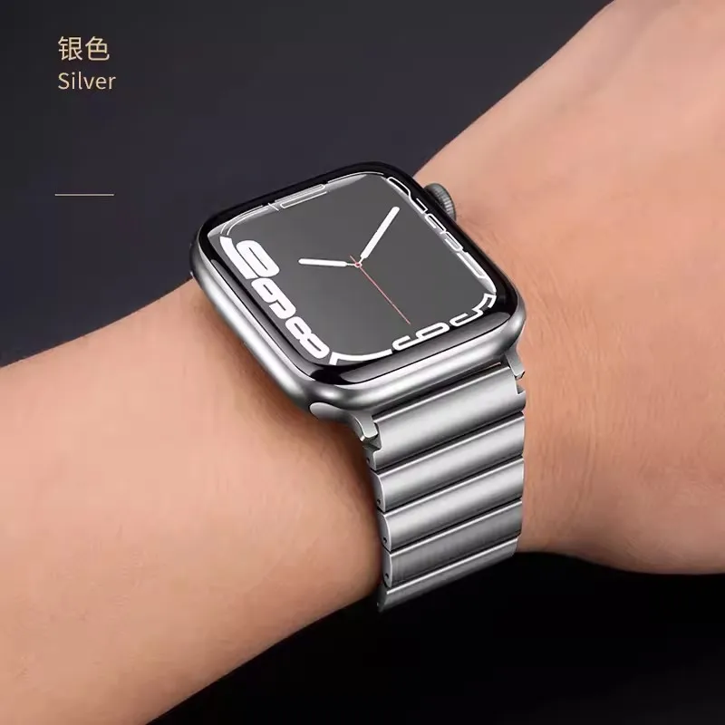 Titanium Bracelet Strap for Apple Watch 8 49mm 42mm 40mm 45mm 44mm Ultra Light Watchband for IWatch Ultra 8 7 6 SE 5 4 3 2 1