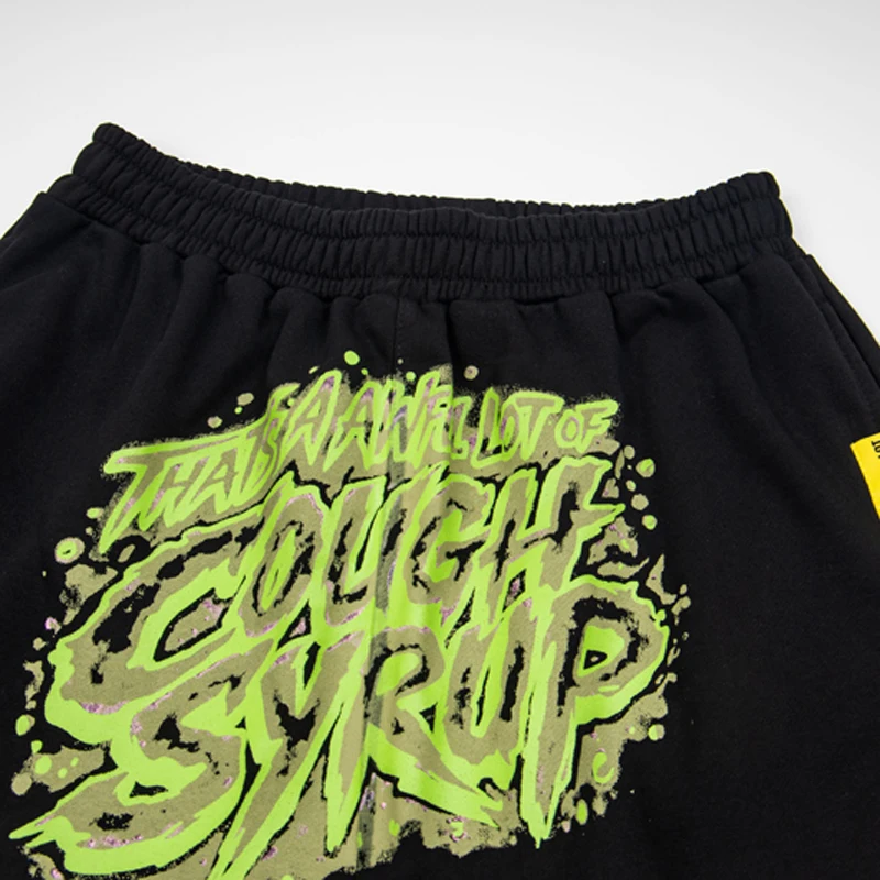 American Trend That's A Awful Lot of Cough Syrup Casual Pants Men Women Loose High Quality Cotton Letter Print Sweatpants