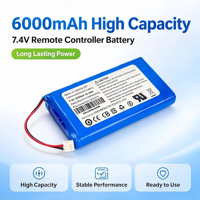 7.4V 6000mAh Drone Remote Control Battery High Capacity for DJI Phantom4 Inspire1 Inspire2 Phantom 3 Pro 3A 4A 4Pro V2.0