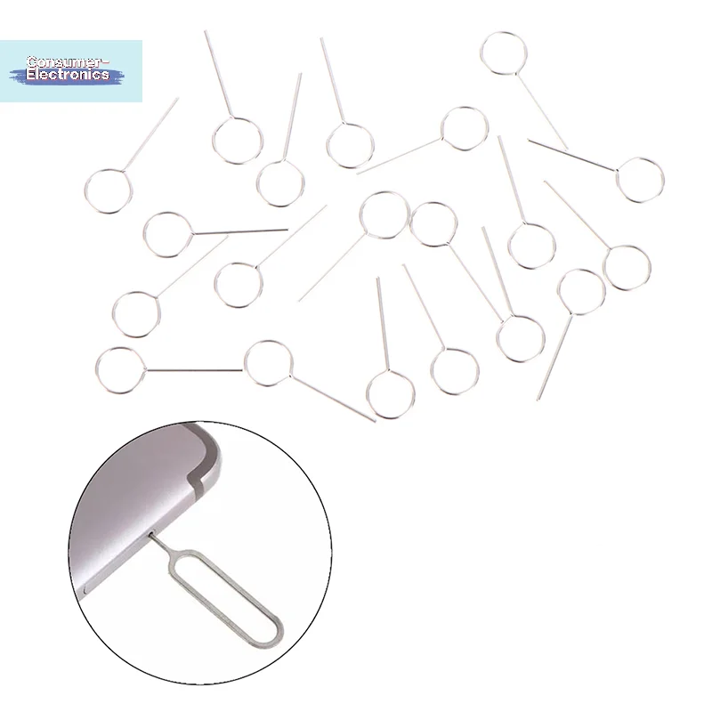 【20Pcs Universal Sim Card Tray Ejector Eject Pin Key Removal Tool For Phone】