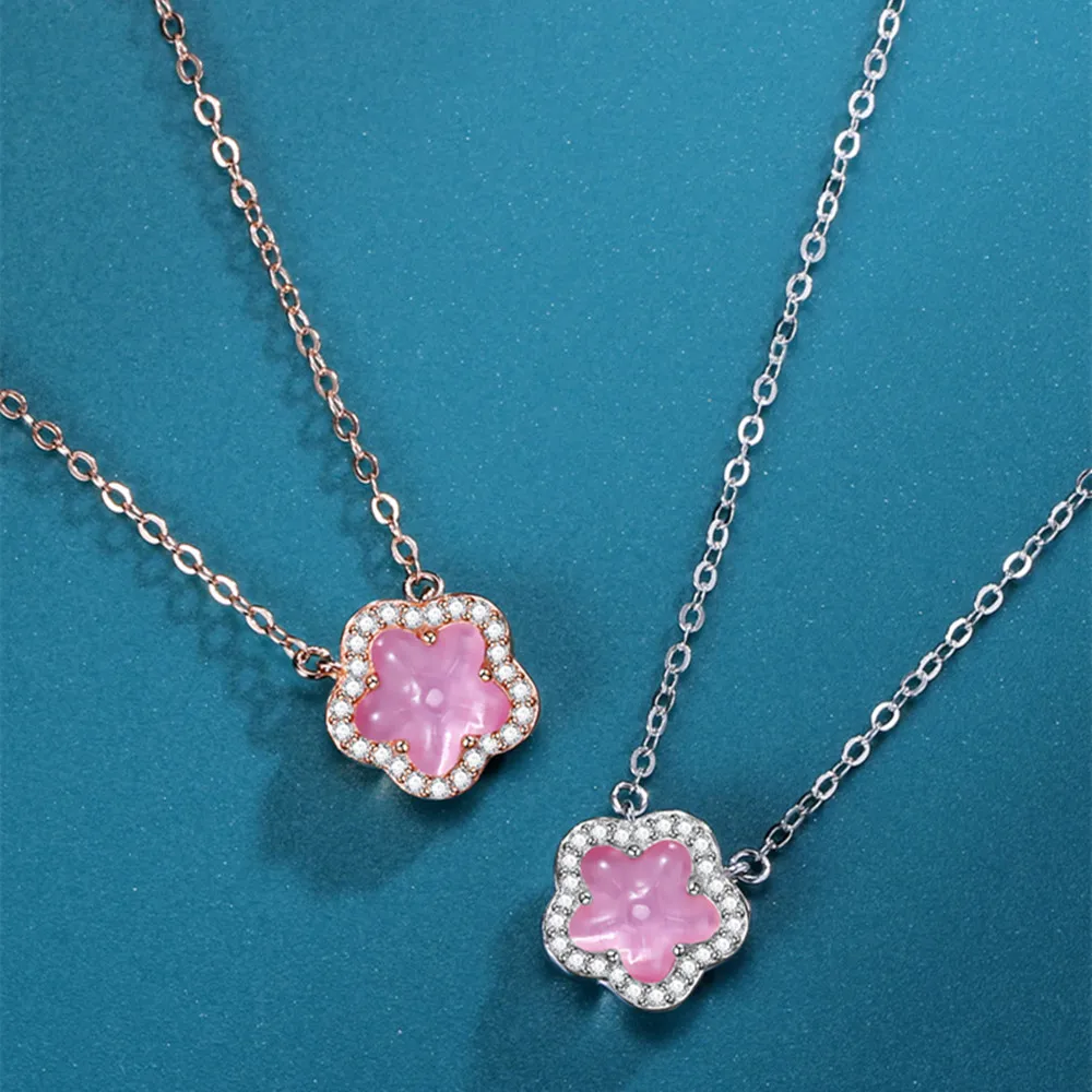 

Корейский кварц вишни 925, роскошный уникальный, крутой, простой персиковый женский цвет