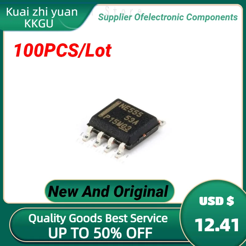 

100PCS/Lot New And Original NE555 SOP8 NE555DR Timers SMD NE555DRG4 SOP-8 SOP IC Chipset Quality Goods